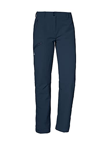 Schöffel Damen Pants Ascona Warm L, warme Wanderhose mit 4 Wege-Stretch, wasserabweisende, atmungsaktive Thermohose, navy blazer, 40 im Sale